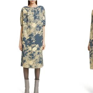 🆕️Dorine Branch Print Scuba Midi Dress